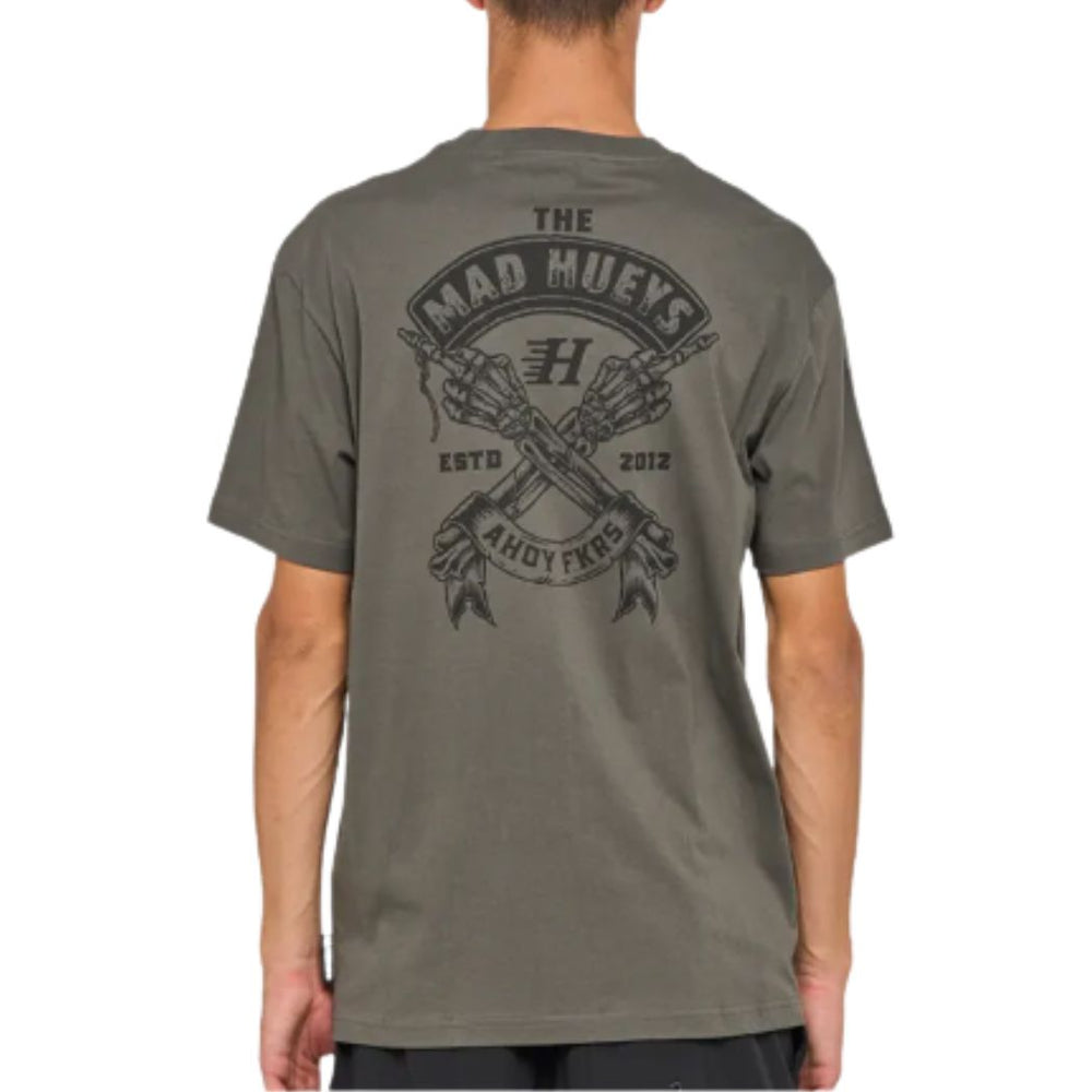 The Mad Hueys Fkrs Ahoy Tee Charcoal