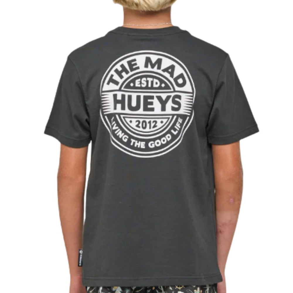 The Mad Hueys Good Life Hueys Youth Tee Vintage Black