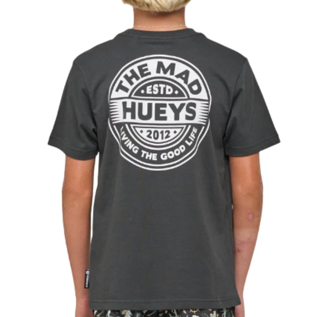 The Mad Hueys Good Life Hueys Youth Tee Vintage Black