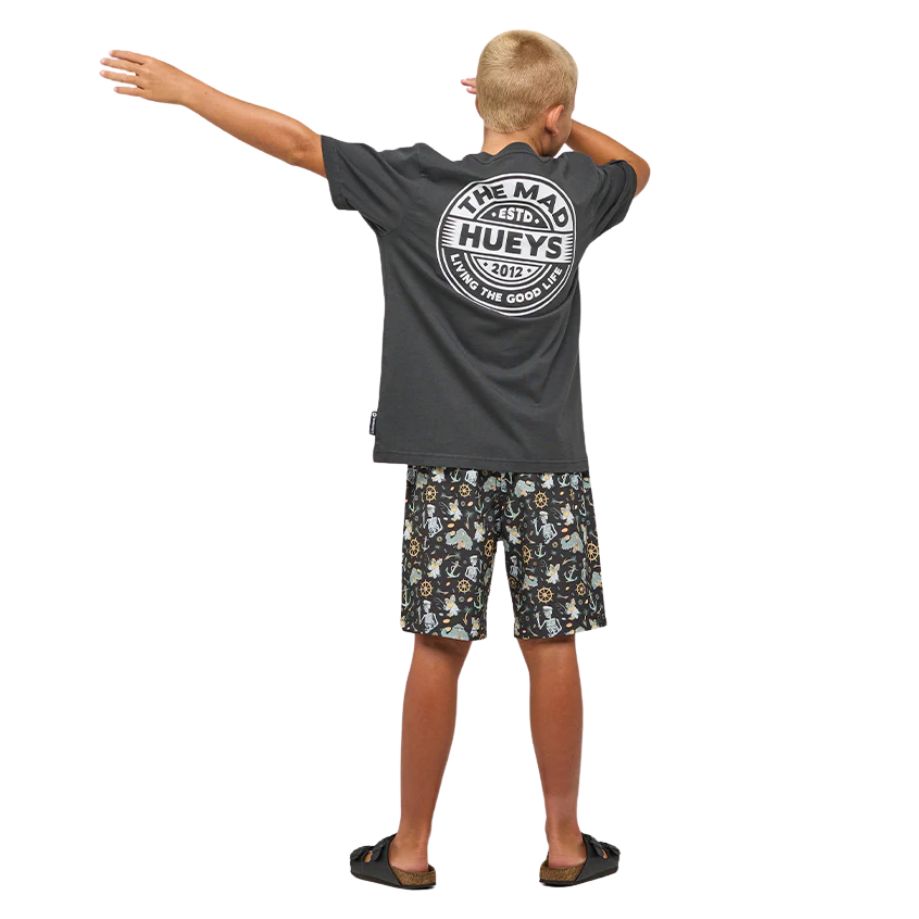 The Mad Hueys Good Life Hueys Youth Tee Vintage Black