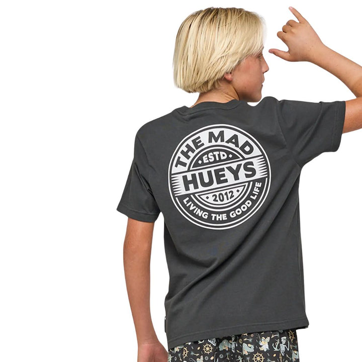 The Mad Hueys Good Life Hueys Youth Tee Vintage Black