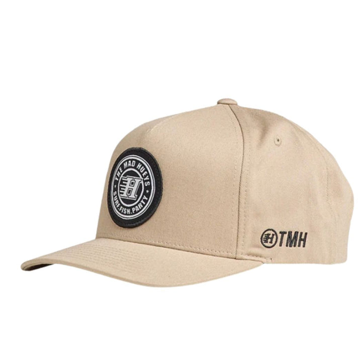 The Mad Hueys H Series Split Twill Snapback Tan