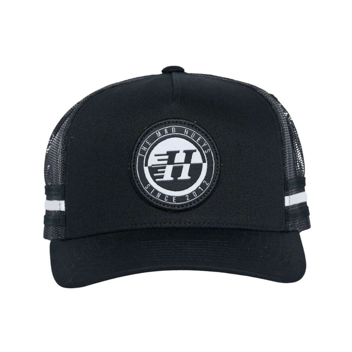 The Mad Hueys H Series Split Twill Trucker Black