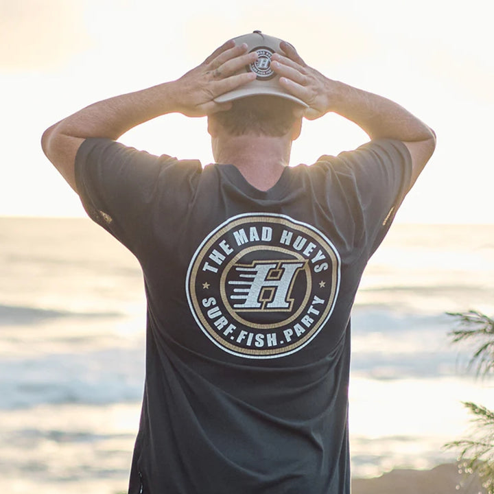 The Mad Hueys H Series Tee Vintage Black