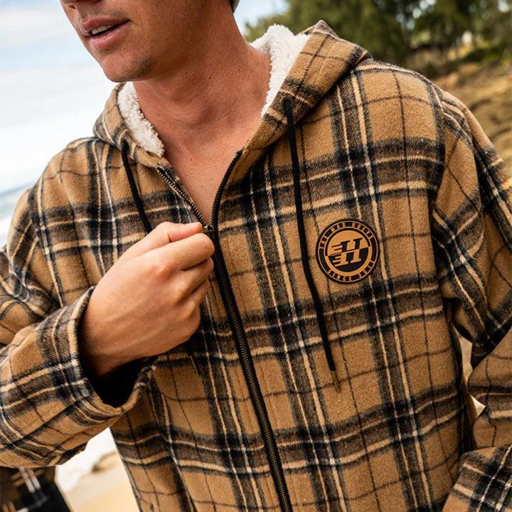 The Mad Hueys Hazza Jacket Walnut