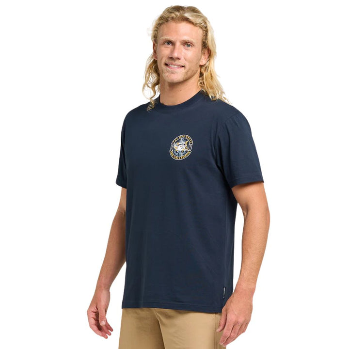 The Mad Hueys Hooked Cuda Tee Navy