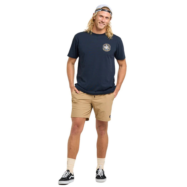 The Mad Hueys Hooked Cuda Tee Navy