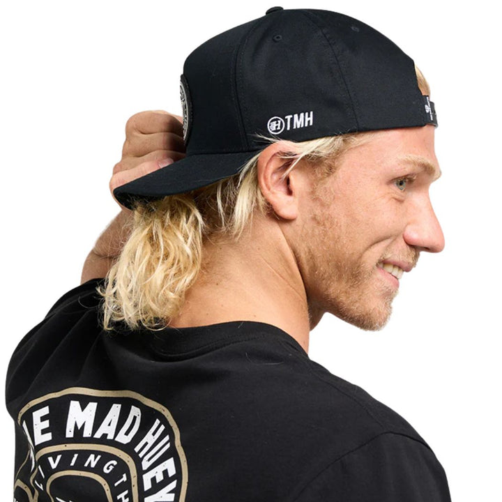 The Mad Hueys Hueys Good Life Twill Snapback Black