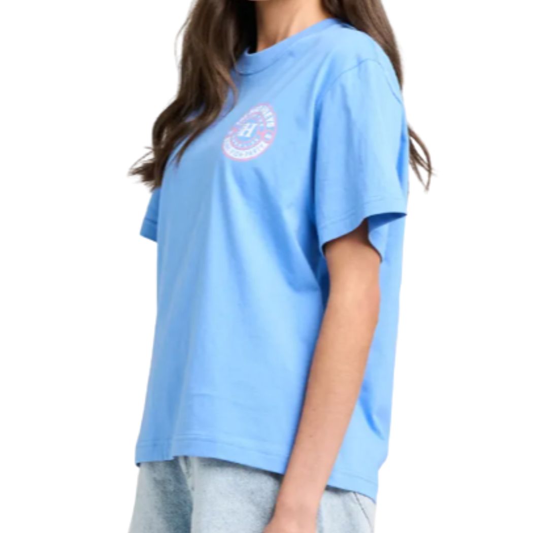The Mad Hueys Hueys Good Life Womens Tee Cornflower Blue