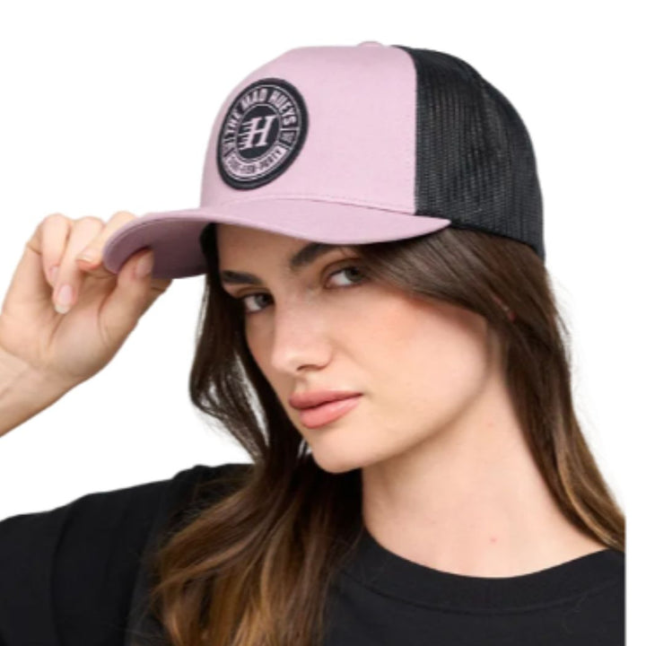 The Mad Hueys Living Hueys Womens Twill Trucker Dusty Lilac