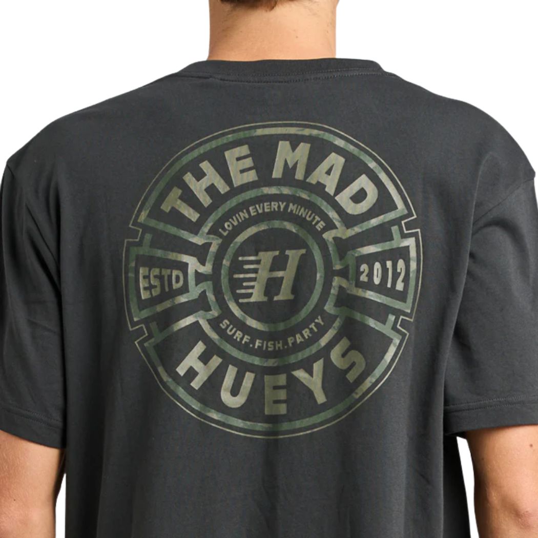 The Mad Hueys Mad Series Tee Oil Green