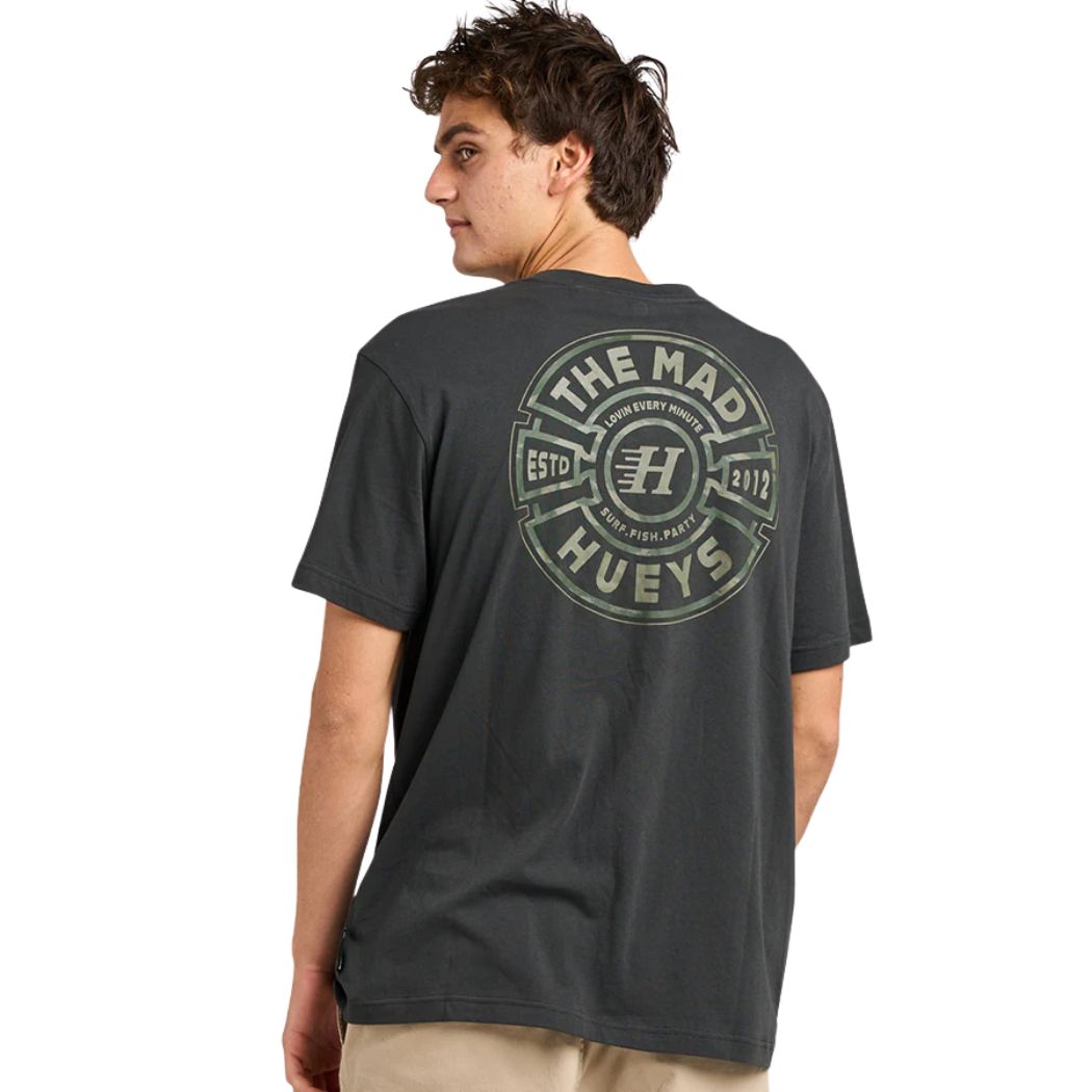The Mad Hueys Mad Series Tee Vintage Black