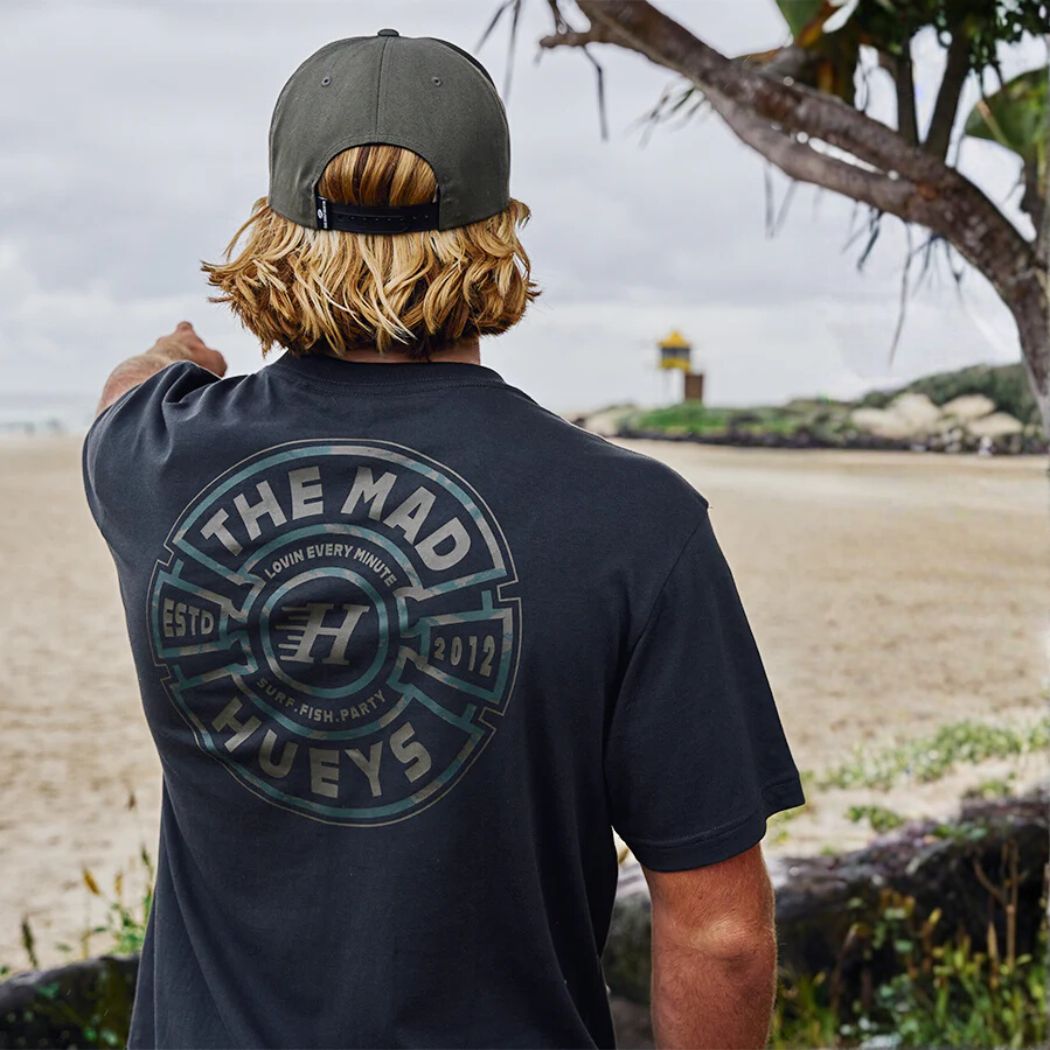 The Mad Hueys Mad Series Tee Vintage Black