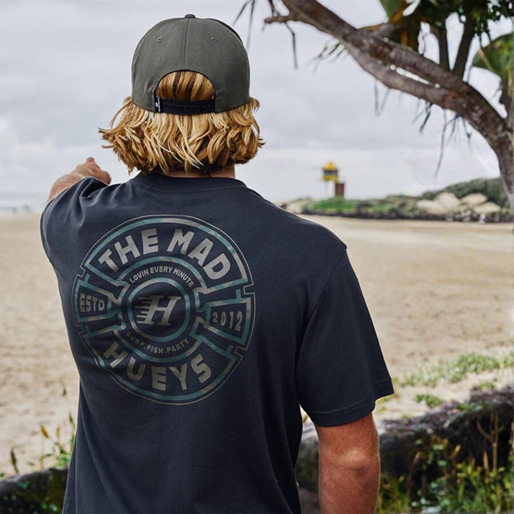 The Mad Hueys Mad Series Tee Vintage Black