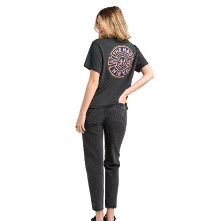 The Mad Hueys Mad Series Womens Tee Vintage Black