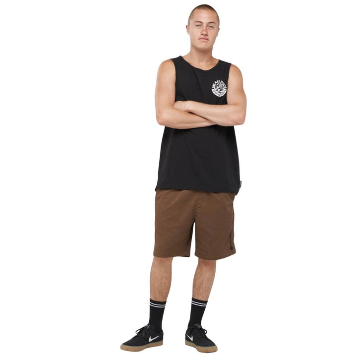 The Mad Hueys Shield Fk Off Tank Black