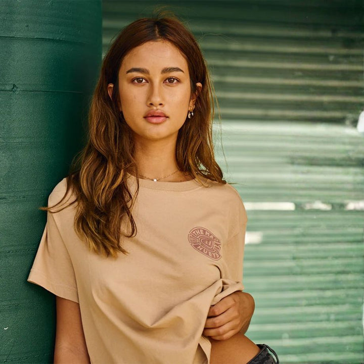 The Mad Hueys Womens Mad Series Tee Latte