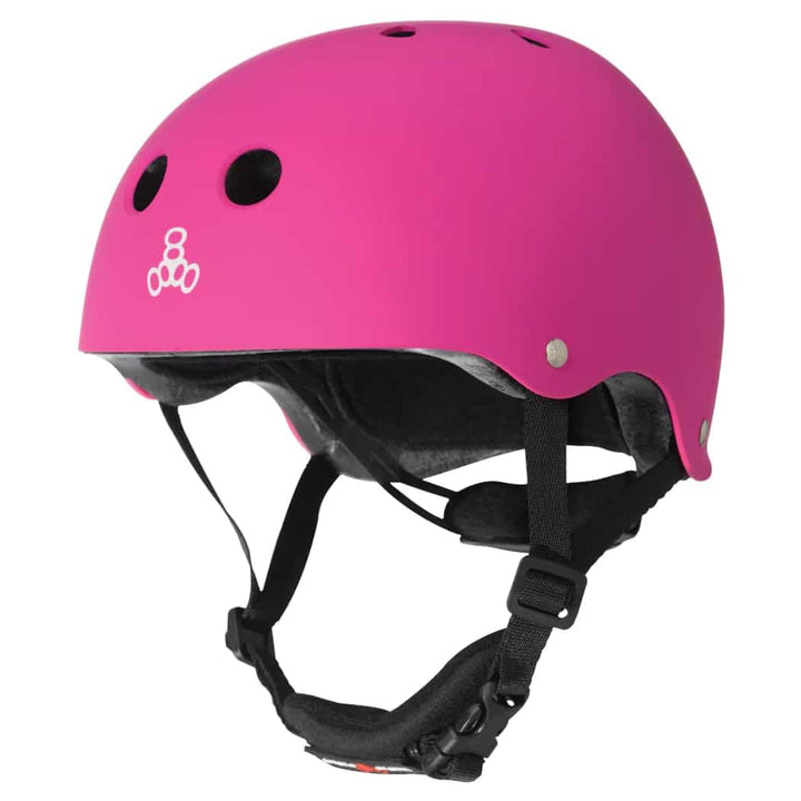 Triple Eight Lil 8 Certified Helmet Neon Pink