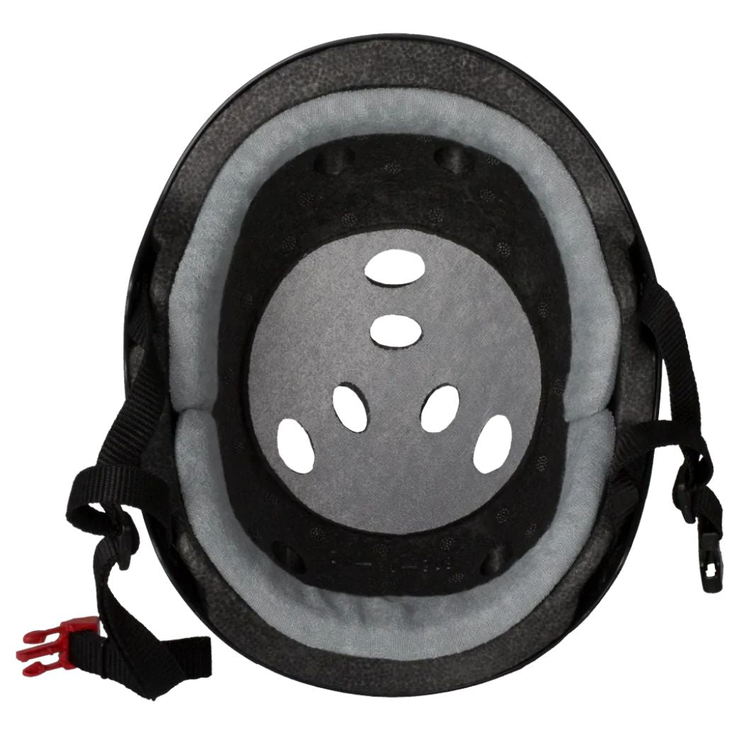 Triple Eight Certified SS Matte Black Helmet