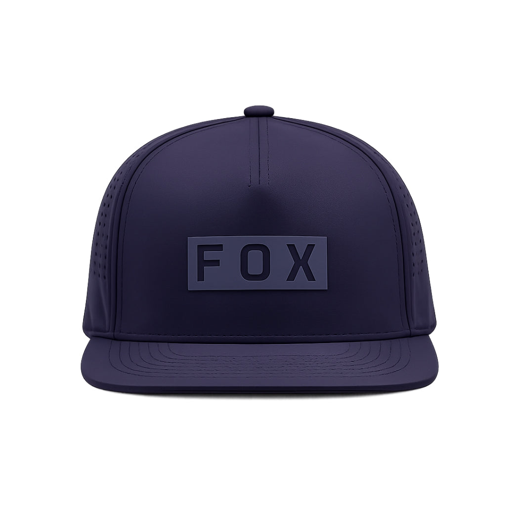 Fox Wordmark Tech Snapback Hat Midnight