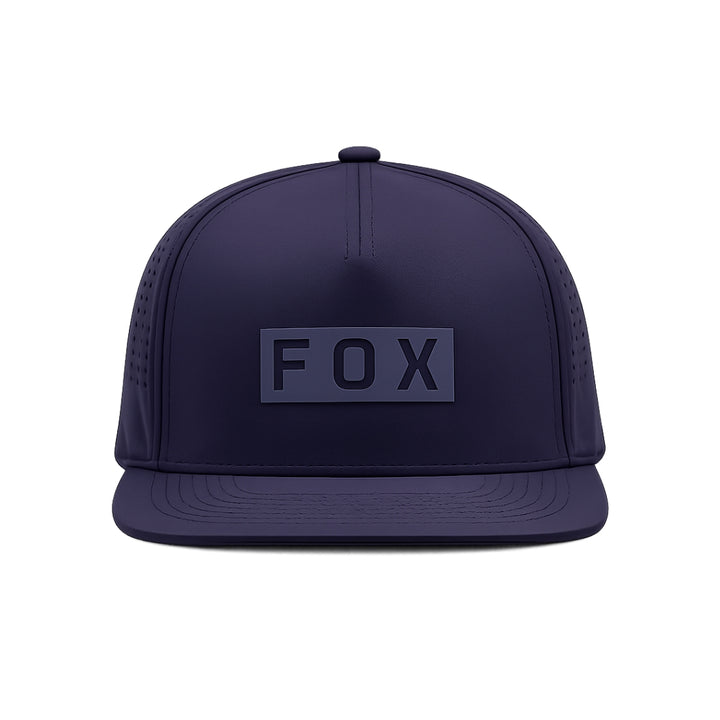 Fox Wordmark Tech Snapback Hat Midnight