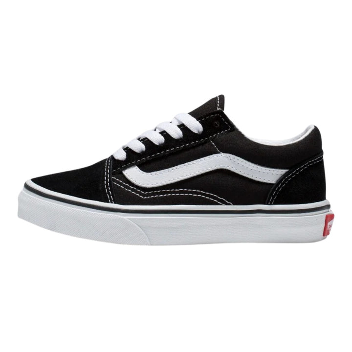 Vans Boys Old Skool Black White Shoes