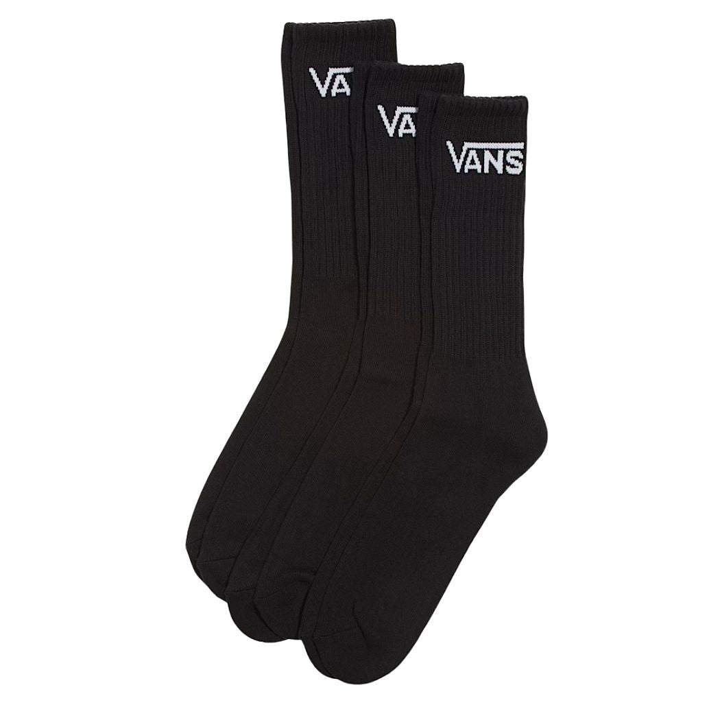 Vans Classic Crew Sock 3 Pack Black