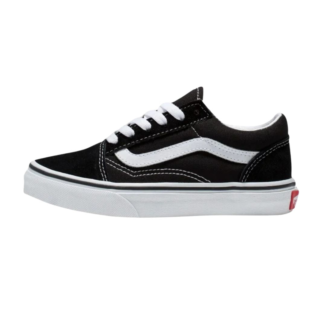 Vans Boys Old Skool Black White Shoes