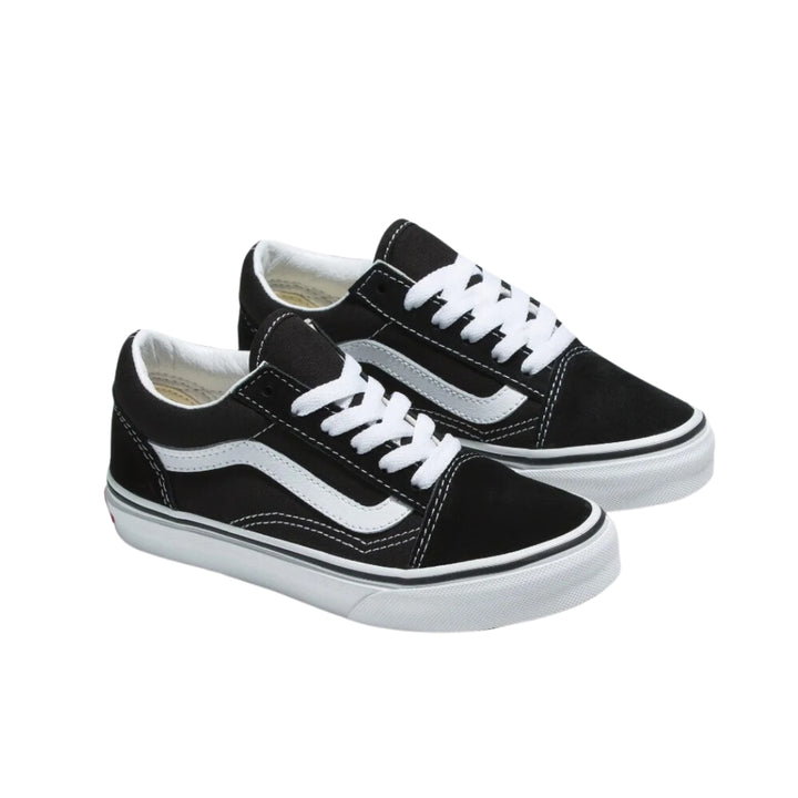 Vans Boys Old Skool Black White Shoes