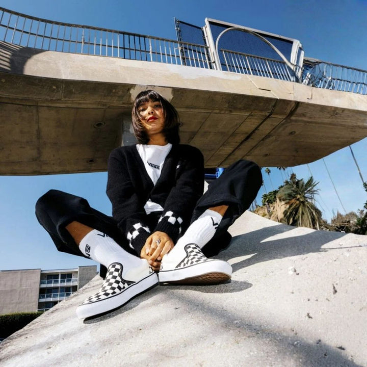 Vans Classic Check Slip On Shoes