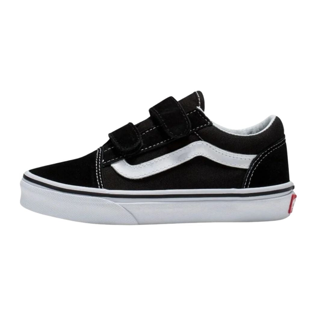 Vans Kids Old Skool V Black True White Shoes