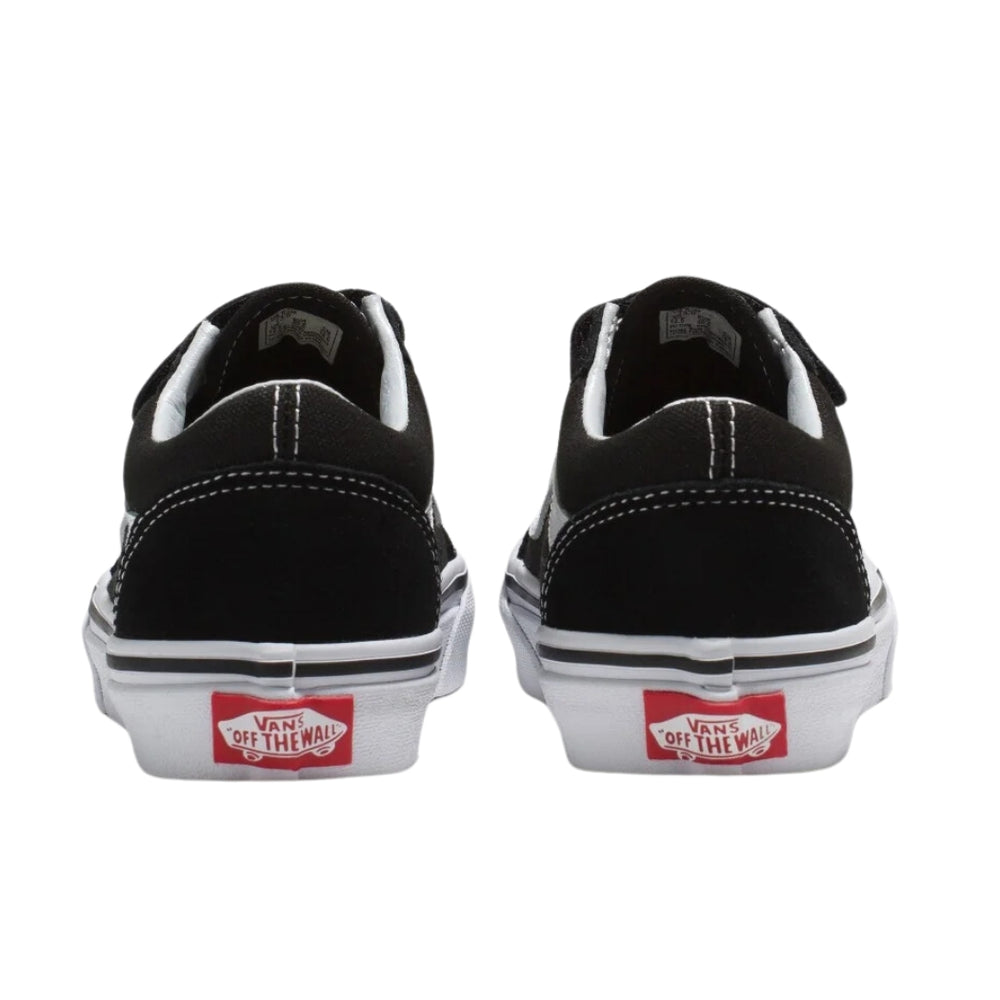 Vans Kids Old Skool V Black True White Shoes