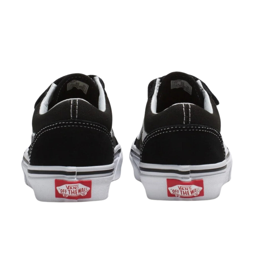Vans Kids Old Skool V Black True White Shoes