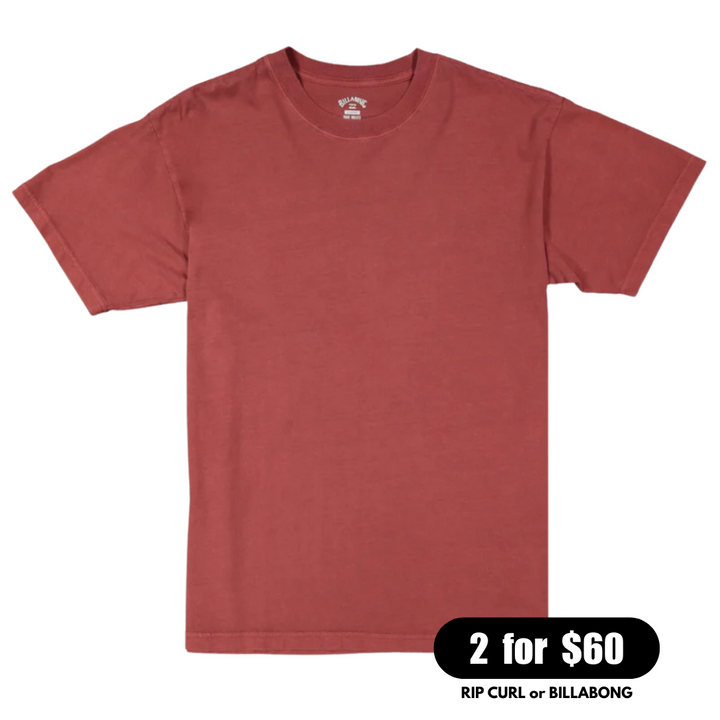 Billabong Premium Wave Wash Tee Brick