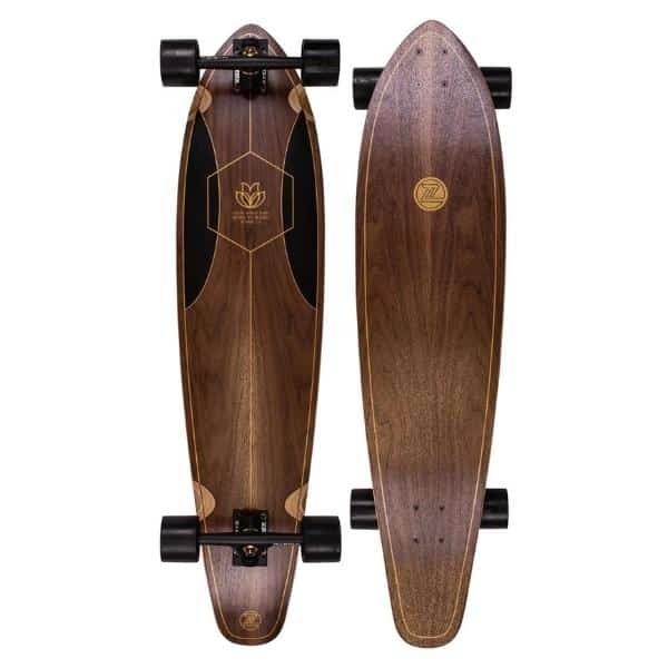 Z-Flex Ruins To Roses Roundtail Longboard 39 Inch Skateboard