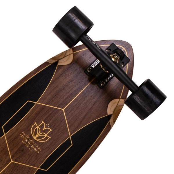 Z-Flex Ruins To Roses Roundtail Longboard 39 Inch Skateboard