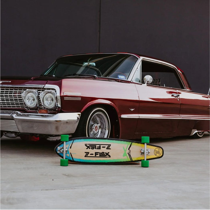Z Flex Pop Blue 39.5inch Roundtail Cruiser